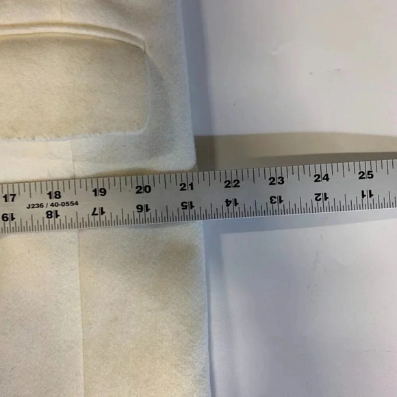 Missguided‎ Women's Colorblock Tu Tone Long Button Up Trench Coat Size 0 - Picture 15 of 16